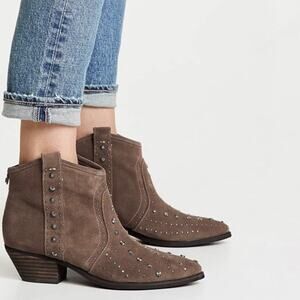 Sam Edelman Brian Bootie Western Studded Boots